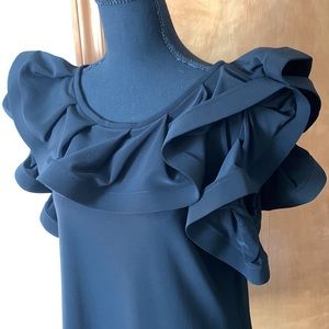 Joseph Ribkoff Ruffled Statement Shirt - NWT!